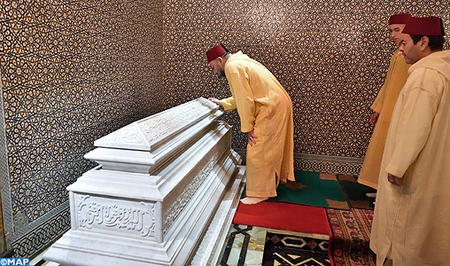 amir al mouminine preside a rabat une veillee religieuse m