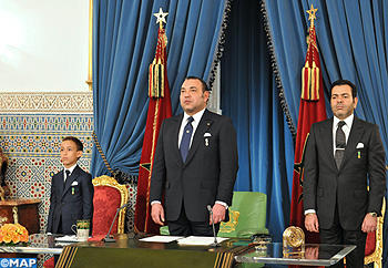 sm le roi discours marche verte 06112012
