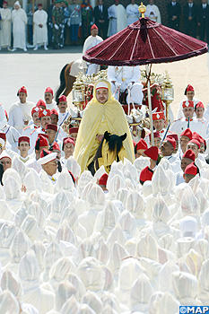 sm le roi preside a rabat la ceremonie dallegeance m1