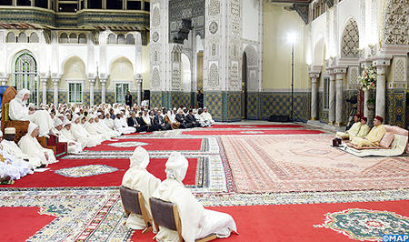 sm le roi preside a casablanca la 4eme causerie religieuse de ramadan m