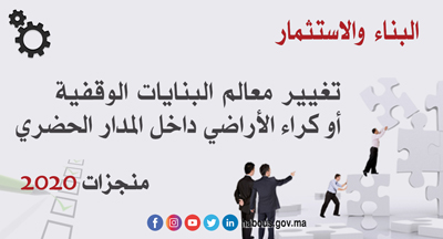 البت في طلبات تغيير المعالم الوقفية أو كراء الأراضي داحل المدار الحضري