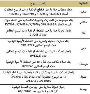 المشاريع الاستثمارية الجديدة المشاريع الاستثمارية الجديدة