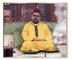 أمير المؤمنين صاحب الجلالة الملك محمد السادس نصره الله، يترأس بالقصر الملكي العامر بمراكش حفل إحياء ذكرى ليلة المولد النبوي الشريف