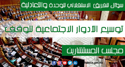 سؤال شفوي: توسيع الأدوار الاجتماعية للوقف