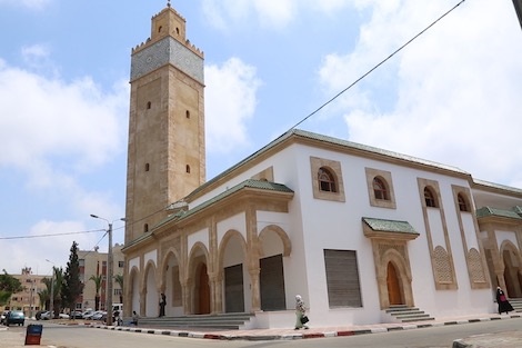 مسجد "صاحبة السمو الأميرة للالطيفة" الكائن بحي السلام جماعة بطانة مدينة سلا mosquee lalla Latifa sale