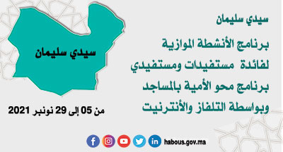 سيدي سليمان برنامج الأنشطة الموازية