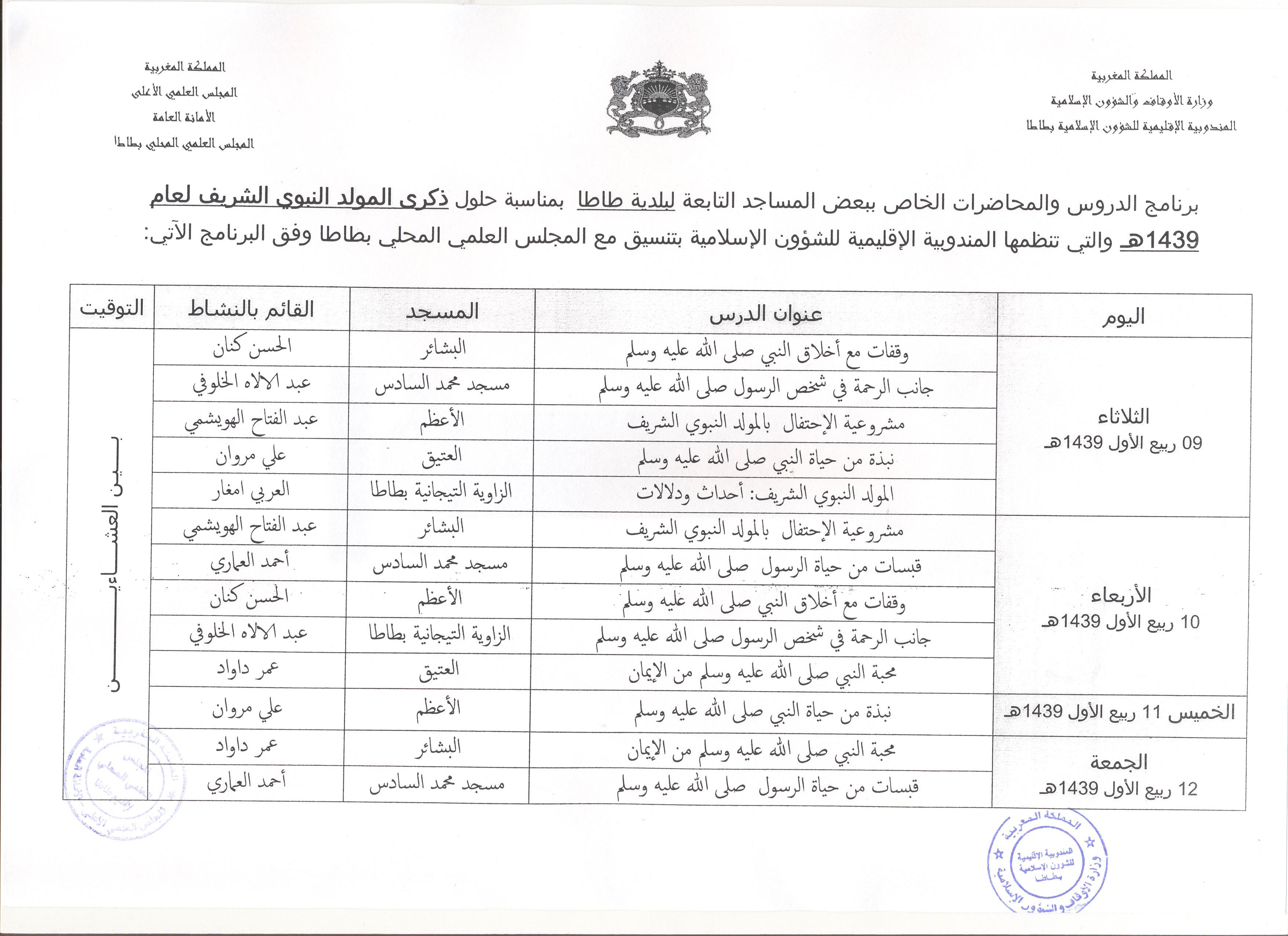 tata ceremonie almawlid annabaoui