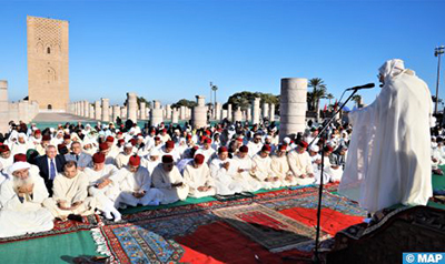 صلاة الاستسقاء بمسجد حسان بالرباط