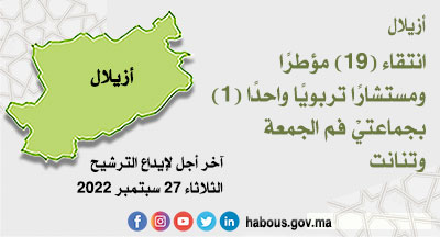 أزيلال: مقابلة لانتقاء مؤطرين جدد ومستشار تربوي ببرنامج محو الأمية بالمساجد أزيلال: مقابلة لانتقاء مؤطرين جدد ومستشار تربوي ببرنامج محو الأمية بالمساجد