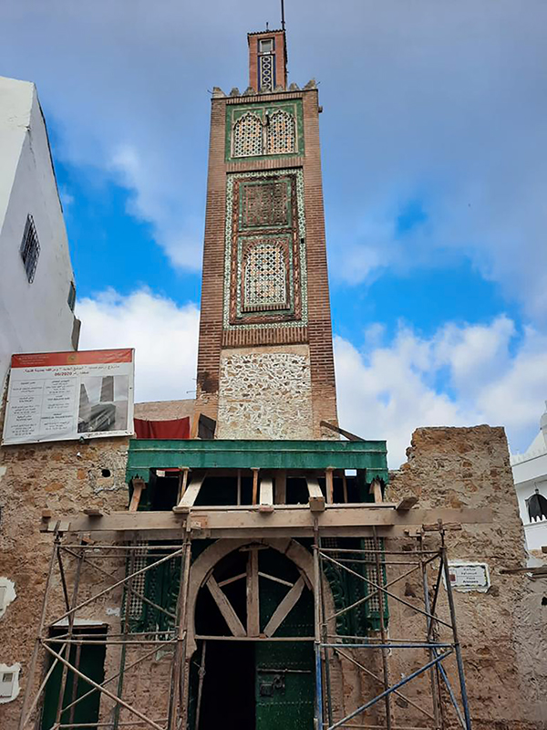 ترميم مسجد الجامع الجديد بطنجة ترميم مسجد الجامع الجديد بطنجة