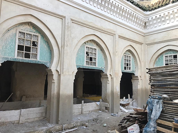 ترميم مسجد الجامع الجديد بطنجة ترميم مسجد الجامع الجديد بطنجة