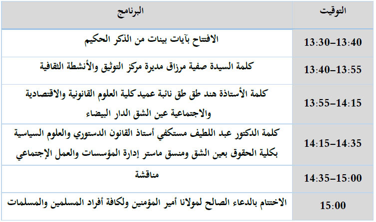 الدار البيضاء: دور الجامعة في تكريس القيم الاجتماعية