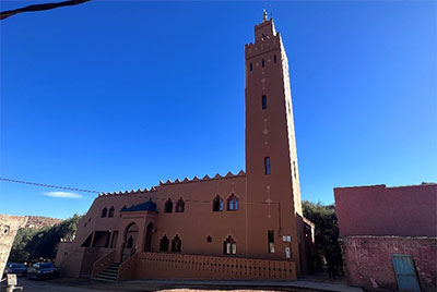 إعادة بناء مسجد زلكن جماعة بزو إقليم أزيلال
