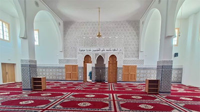 بناء مسجد حي الديزة بمرتيل
