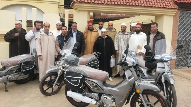 khemisset distribution des moto cycles pour les imams
