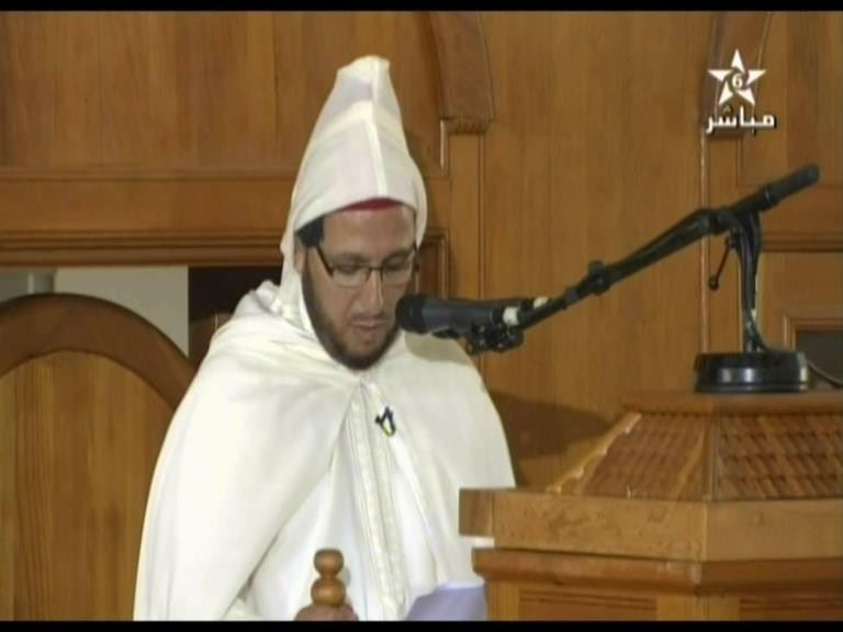 صلاة الجمعة بمسجد الرضوان بالرباط