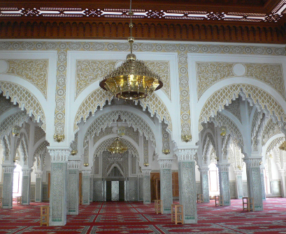 مسجد محمد السادس وجدة قاعة الصلاة